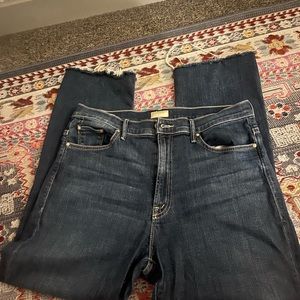 MOTHER Insider Crop Step Fray Girl Crush 34